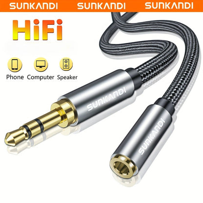 3.5mm TRRS Headphone Extension Cable with Mic Male to Female Stereo Audio Cable for Smartphone PC for an Everyday Personal Care Routine