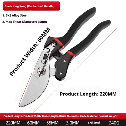 Branch Pruner Extra Large Reinforced SK5 Steel Garden Tree Trimmer Long Reach Cutting Tool for Thick Branches Outdoor Yard Fruit Trees