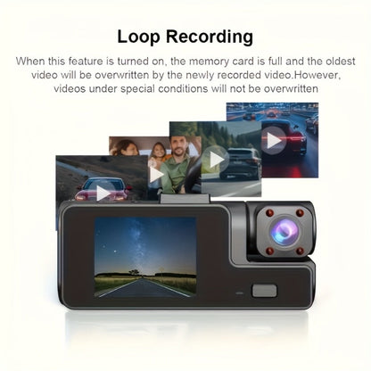 1080P-Labeled Dash Camera with Dual- or Triple-Lens Options, WiFi and 16GB, 32GB or No-Card Bundles