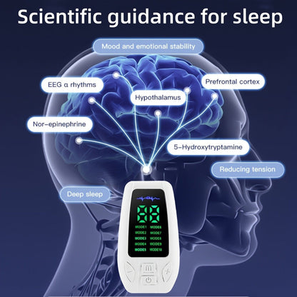 Sleep Aid Device EMS Microcurrent Therapy, Rechargeable Portable Insomnia & Anxiety Reduction Device for Deep Sleep Improvement