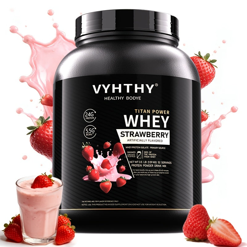 Whey Protein Powder Isolated & Hydrolyzed Blend with BCAAs, Low Carb Sports Nutrition Shake for Women