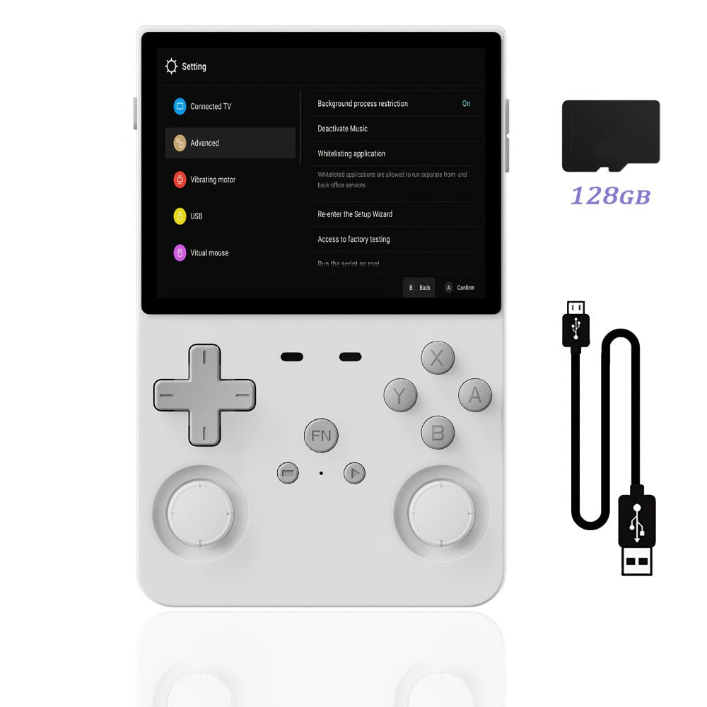 Handheld Game Console L35 with 3.5-Inch IPS HD Display, Open- Linux & 64GB/128GB Storage Options