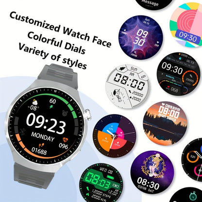 Smartwatch 2.01 Inch Round OLED Screen with 95% Ratio, Music Control and 300mAh Battery in Seven Styles