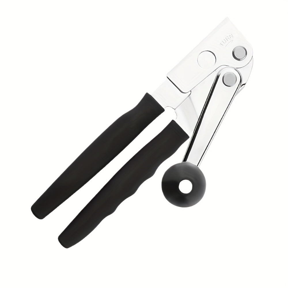 Manual Can Opener Stainless Steel Commercial Grade with Handle Dual Can and Bottle Opener for Restaurant and Home Kitchen Use