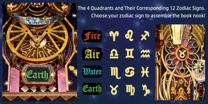 3D Wooden Zodiac Puzzle Kit, 12 Astrological Signs Constellation Model, DIY Wood Craft for Home & Office Decor