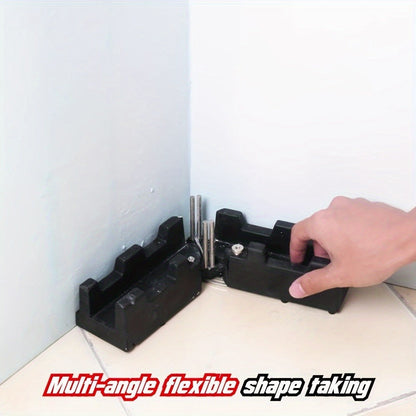 Miter Angle Finder 2-in-1 Measuring & Cutting Tool Manual Precision Protractor Portable Miter Saw Guide for Woodworking Home Improvement No