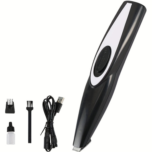 Pet Detail Trimmer Cordless USB Rechargeable – Ceramic Blade Precision Clipper for Dogs Cats Face Paws Ears Eyes Tail