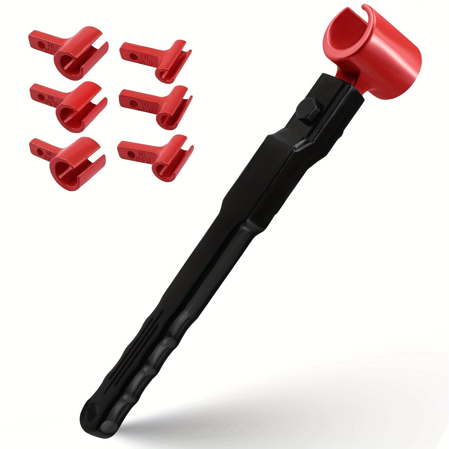 Door Hinge Adjustment Tool Kit 6-in-1 – Heavy Duty Steel Hinge Bender Wrench Set for Precise Door Gap Adjustment