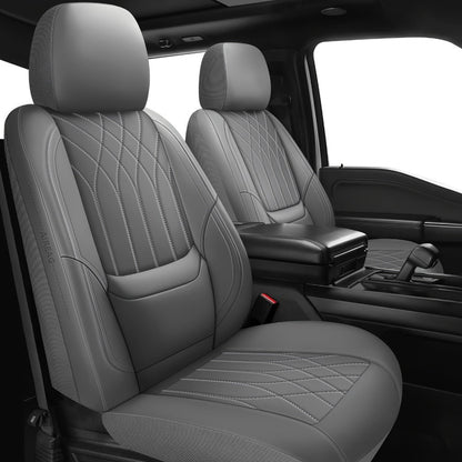 Car Seat Covers PU Leather Full-Coverage Set with Two-Front or Five-Seat Configuration Options
