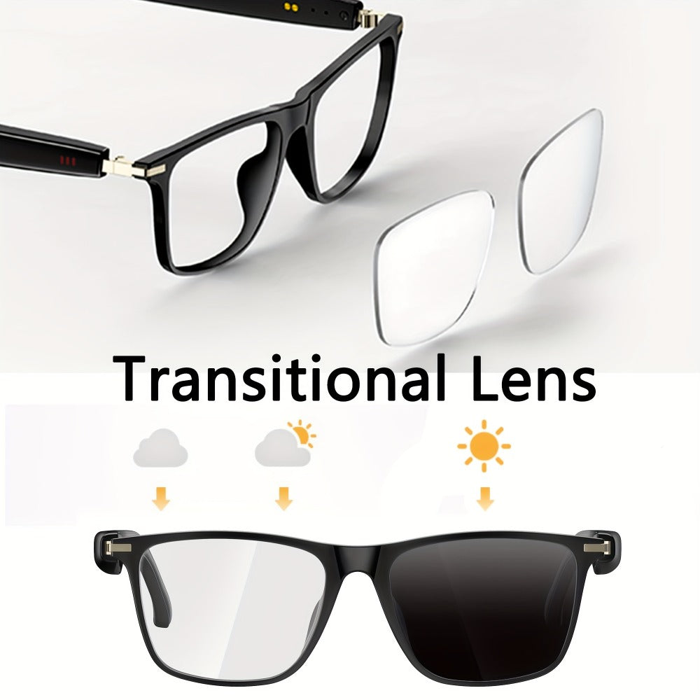 Smart Glasses 160-Language Translation Eyewear with Bluetooth 5.3 Open-Ear Audio and 18 Frame Options