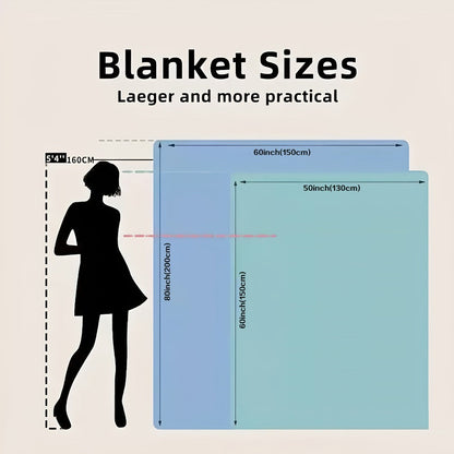 Dear Mom Letter Print Flannel Blanket with 50 x 60 or 60 x 80-Inch Size Options for Sofa and Bed Layering