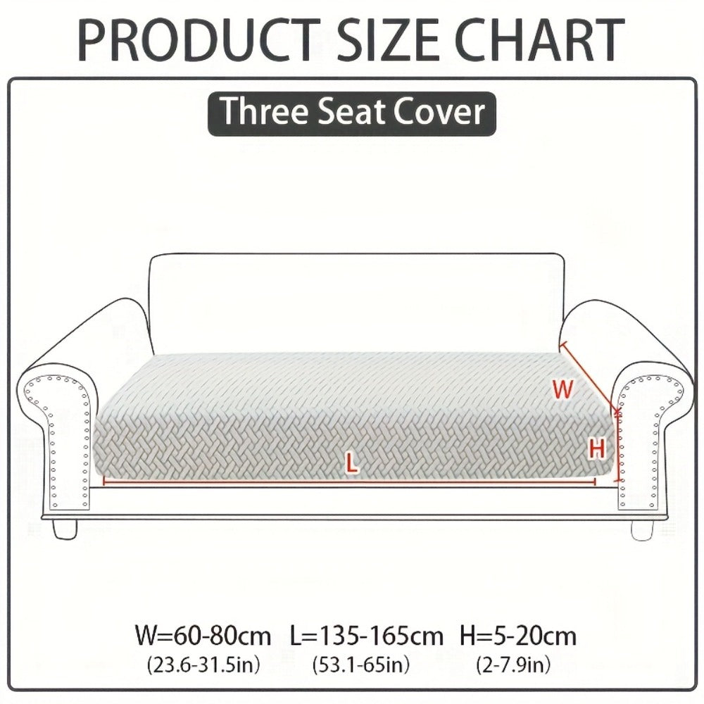 Sofa Cover Sectional Panel Options for Single to 4 Seats, Chaise, Armrest Pair or Backrest in Five Colors