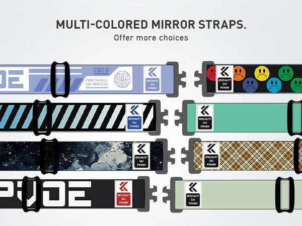 KAPVOE Ski Goggles with Magnet-Attached Interchangeable Lens Interface and Seven K721 Color Codes