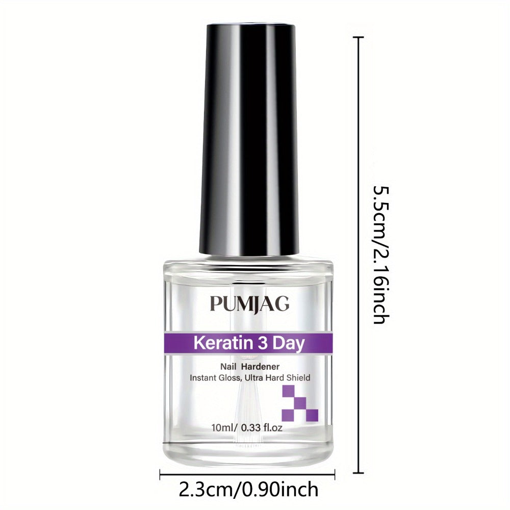 Nail Strengthening Oil Serum, 3-Day Manicure Treatment with Biotin, Vitamin A E C & Calcium for Brittle Nails