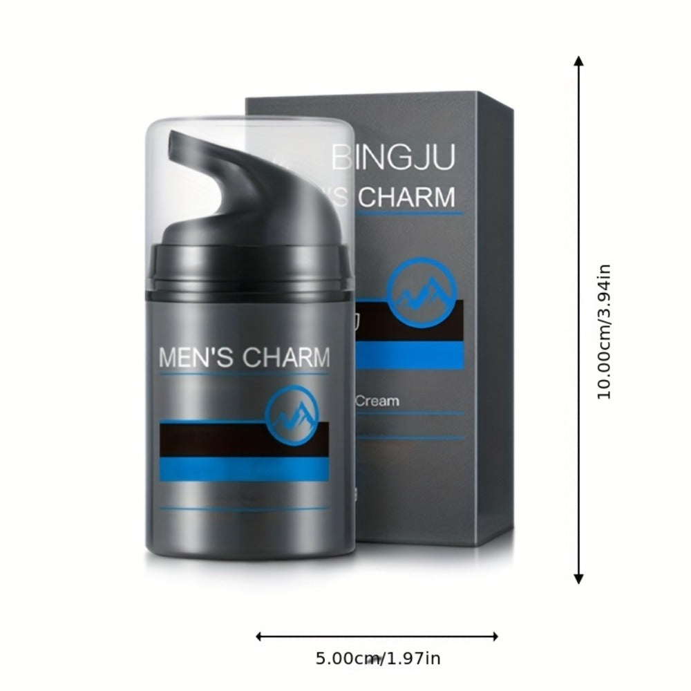 Men's Face Cream with Collagen & Hyaluronic Acid 50g for Bath Time, Home Spa and Personal Care