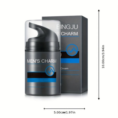 Men's Face Cream with Collagen & Hyaluronic Acid 50g for Bath Time, Home Spa and Personal Care