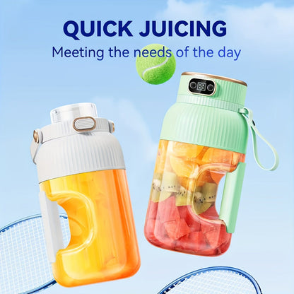33.8-Ounce Portable Blender and Juicer with Top Digital Display in N99, Cyan or White Options