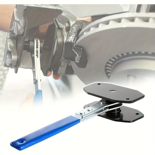 Blue-Handle Ratchet Brake Caliper Press with Removable Plate and Two Hook Bundle Options Pictured