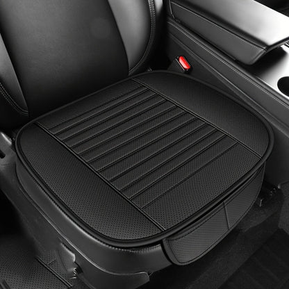 Backless Car Seat Cushion Two-Piece Front Pad Set with 52 x 50cm Size in Black, Beige or Gray