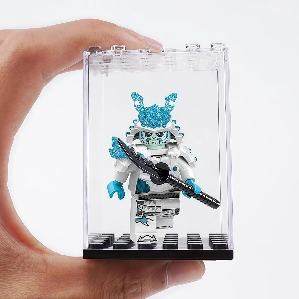 Minifigure Display Case 20-Pack – Clear Acrylic Stackable Storage Boxes for LEGO Figures, Action Figures & Collectibles | Dustproof 360°