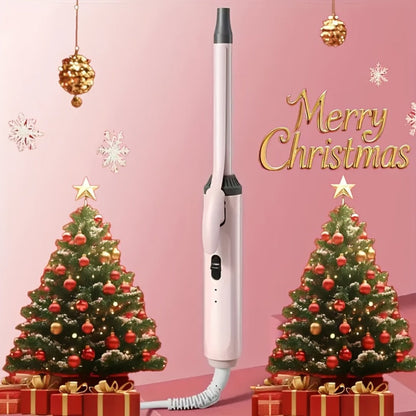 9mm Mini Curling Iron Rapid Heating for Ultra-Fine Curls Teddy Curls Water Waves & Bangs, Travel Curling Wand for Men & Women