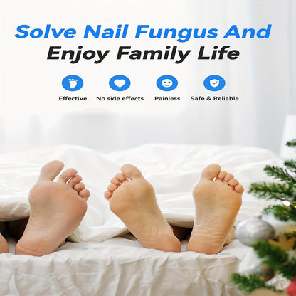 Nail Fungus Laser Treatment Device FDA Cleared - Blue Light 470nm & Infrared 910nm, 3/5/10 Min Timer