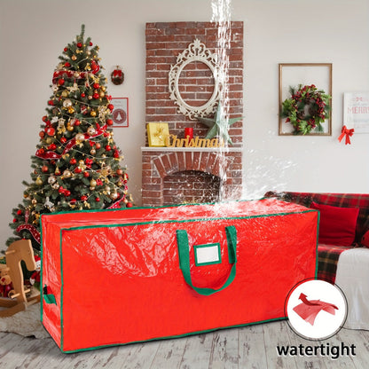 Christmas Tree Storage Bag 7.5ft – Heavy Duty Extra Large Artificial Xmas Tree Bag with Reinforced Handles