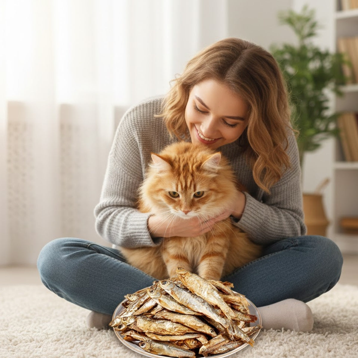 Freeze Dried Whole Minnow Cat Treats – High Protein Fish Bites for Cats, Dogs, Turtles & Reptiles | Natural Freshwater Fish Snacks