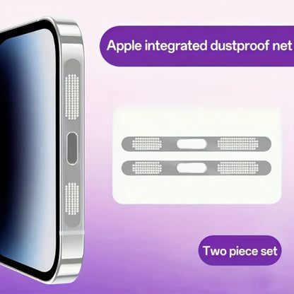 Metal Speaker Dust Mesh for iPhone 2-Pack – Anti-Dust Cover Sticker, Dustproof Mesh Net for Speaker & Earpiece, Multiple Colors