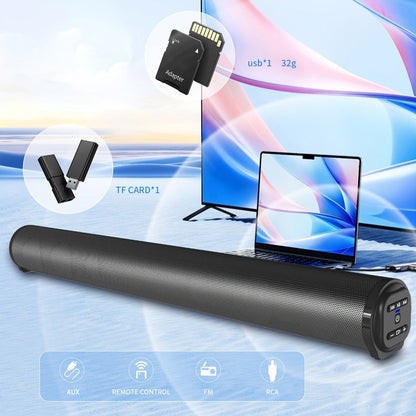 4D Surround Sound Subwoofer Speaker, Wireless & Wired, USB Plug & Play, Party Speaker for Laptop