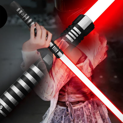 RGB Light Saber Toy with 16 Color Change & 3 Movie Sound Effects, Dark Phantom Lightsword for Kids & Beginners