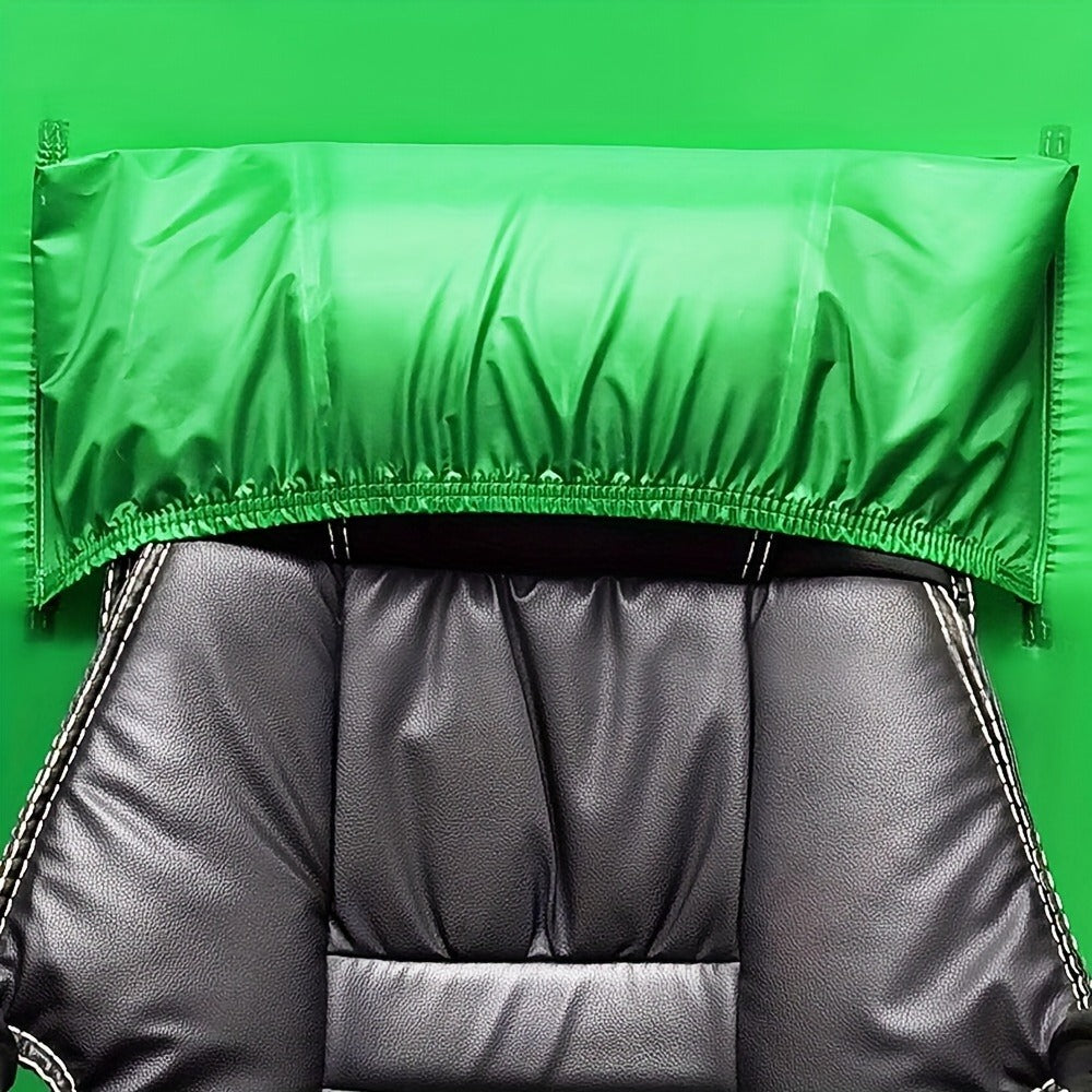 Chair Mount Green Screen Backdrop Collapsible Chroma Key Background for Streaming Vlogging Video Calls Zoom Portable Wrinkle-Resistant