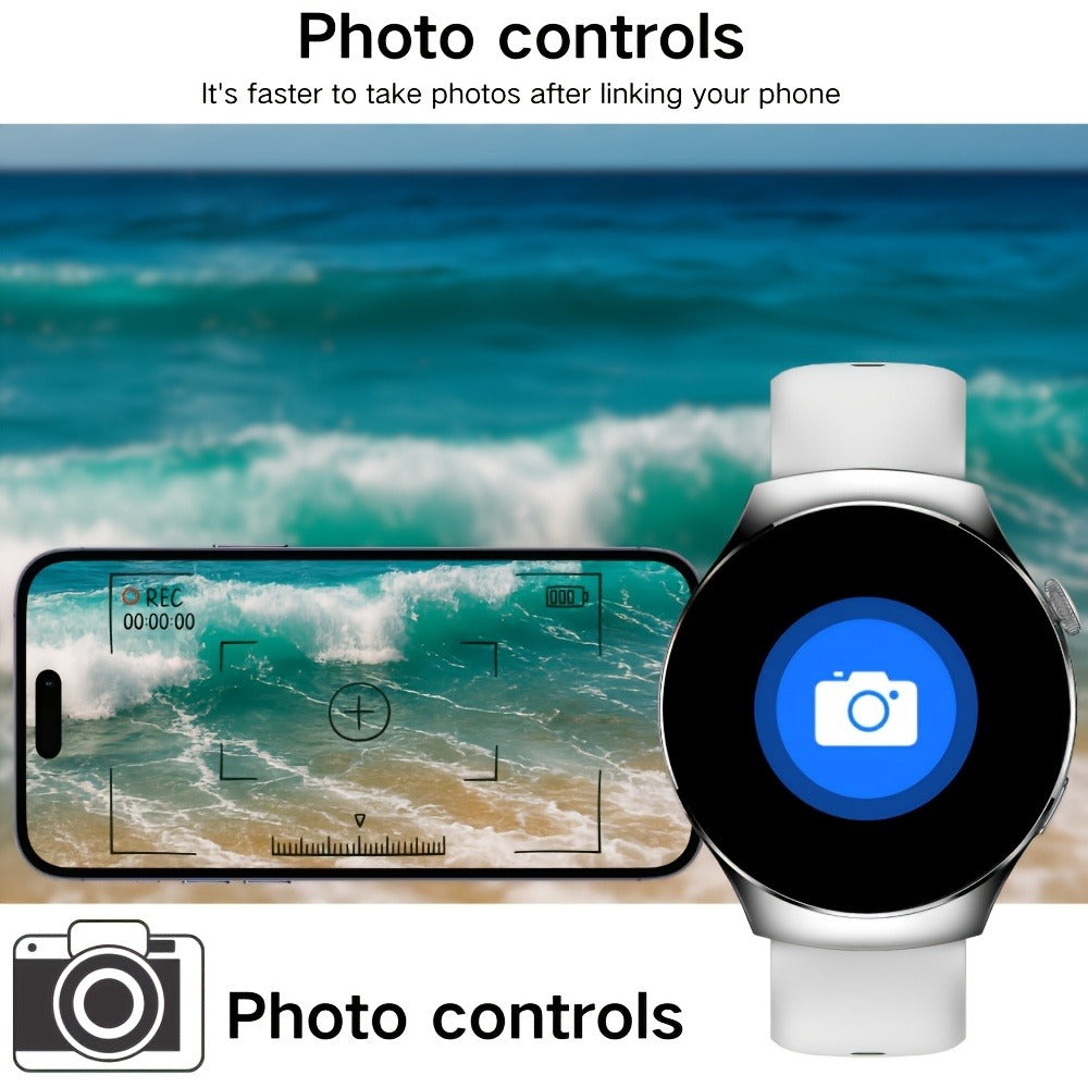 Watch 4 Pro Business Smartwatch for Men & Women, Wireless Calling, Weather Alerts, Music Control, Message Notifications
