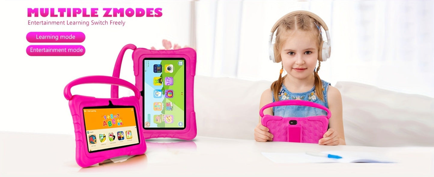 Kids Tablet 7 Inch with Android 14, 2GB RAM, 32GB Built-In Storage, 2.4GHz WiFi and Silicone Case
