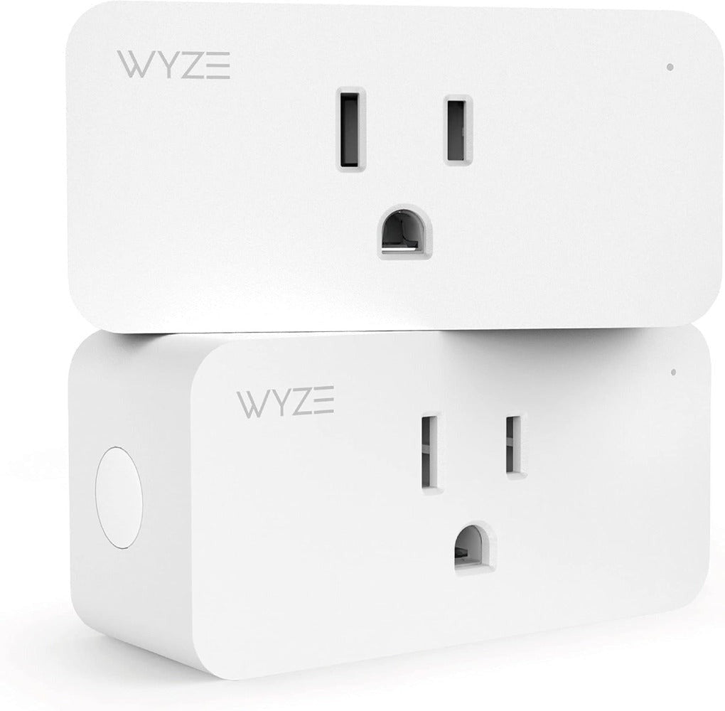 Wyze Smart Plug 2-Pack 2.4GHz WiFi, Works with Alexa, Google Assistant & IFTTT, No Hub Required, Remote Control via Wyze App