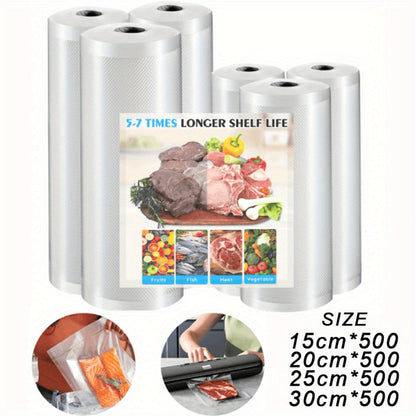 Vacuum Sealer Bags Reusable Airtight Food Storage Bags Multiple Sizes, No Power Needed, Keep Meat