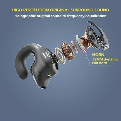 Wireless Earbuds Lightweight In-Ear with Call Noise Reduction, Type-C Charging and Black Color Choice