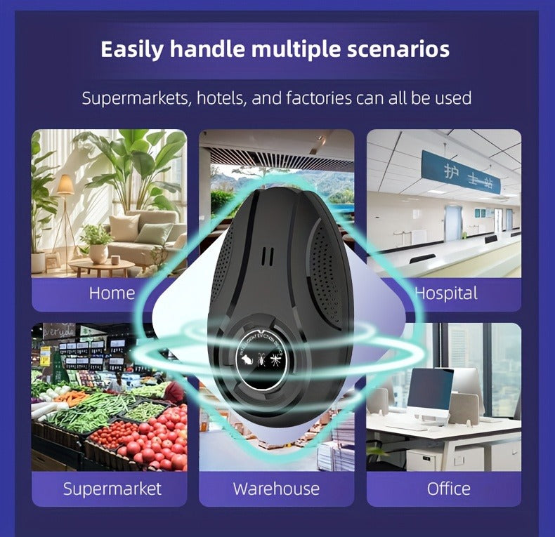 Electronic Pest Repeller, Soundwave Variable Frequency Insect for Home, Shop & Warehouse, Repels Mosquitoes