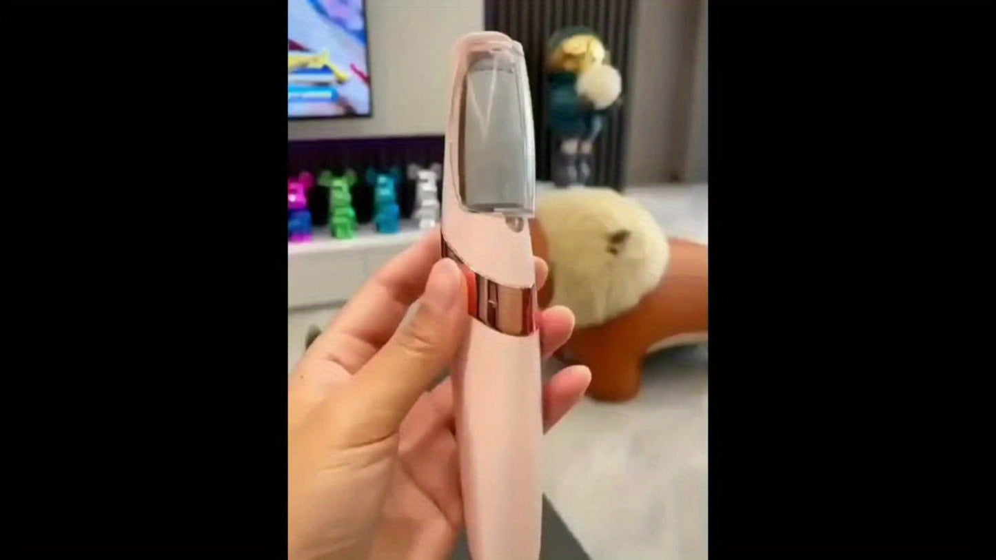 Electric Foot File Callus Remover IPX4 Waterproof Auto Light 2 Speed Interchangeable Grinding Heads Portable Pedicure Tool Dead Skin Cracked