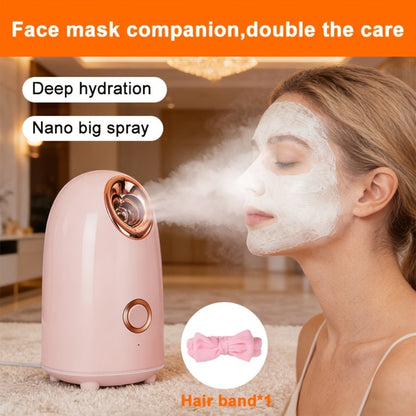 Blackhead Remover & Facial Steamer Combo - Pore Cleansing Home Spa Beauty Device for Dry Skin, Nose & Face Care