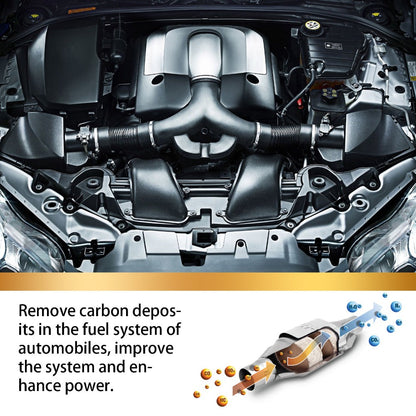Catalytic Converter Cleaner & Fuel System Treatment 3-Pack – 3-Element Deep Clean Engine Carbon Remover for All Vehicles