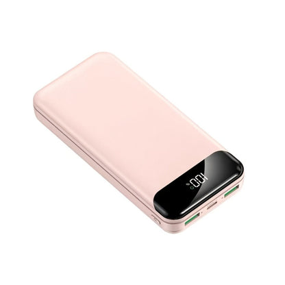 20000mAh Portable Power Bank 2-Pack with LED Display, Fast Charging Type-C & USB for an Everyday Personal Care Routine