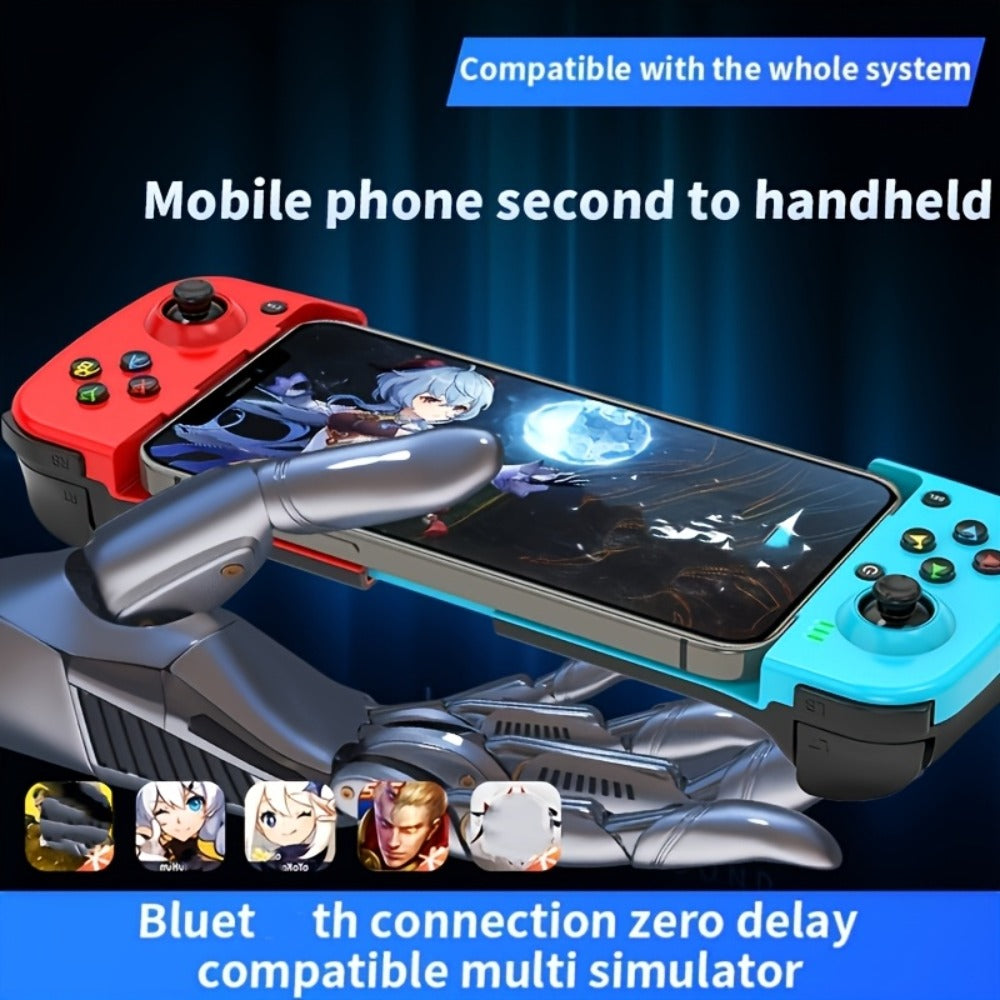 Bluetooth Wireless Gamepad Controller for iPhone Android PC Tablet Steam Deck, Rechargeable, Design