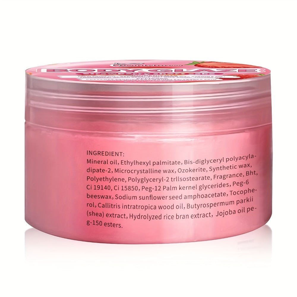 Body Butter Cream 200g Shea Butter Vitamin C Glycerin – Deep Moisturizing Body Glaze for Dry Skin Long-Lasting Hydration Hypoallergenic
