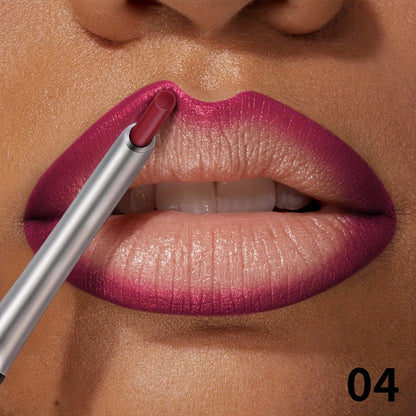 Precise Lip Liner Pencil 11 Shades Matte Waterproof Non-Fading Smooth Glide Long-Lasting All Day Wear Lip Outliner for Fuller Lips All Skin
