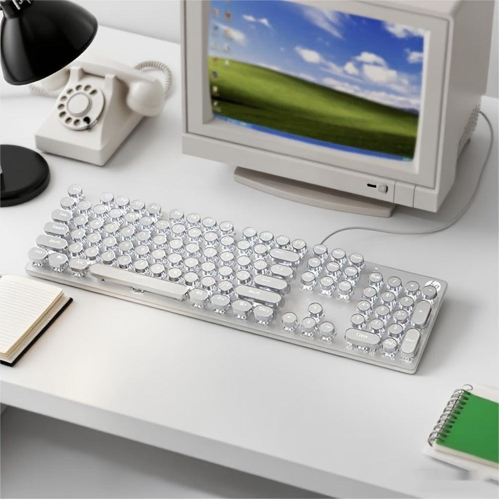 Hot-Swappable Mechanical Keyboard and Mouse Combo 34 Lighting Effects True Mechanical Blue for an Everyday Personal Care Routine