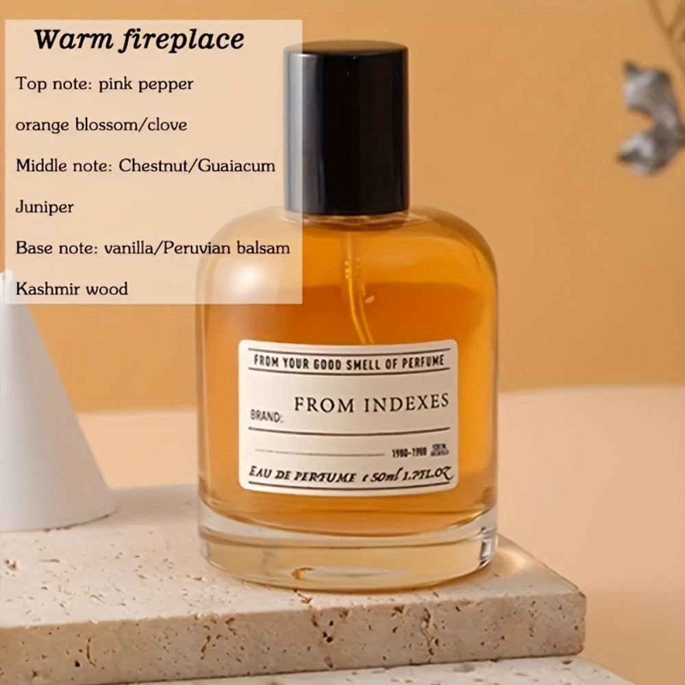 Perfume Unisex ASAD Eau de Parfum Spray in Amber Glass Bottle with Black Presentation Box in a Distinctive Bottle Presentation