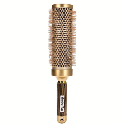 Round Hair Brush Nano Ceramic Ion, Heat Resistant Blowout Styling Roller Comb for Voluminous Bangs