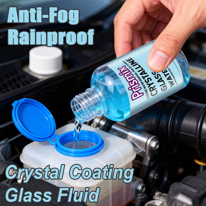 Windshield Washer Fluid Glass Coating Agent 50ml | Deep Cleaning Anti-Fog Hydrophobic Water Repellent Rain Repellent Water Stain Remover