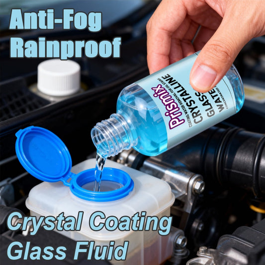 Windshield Washer Fluid Glass Coating Agent 50ml | Deep Cleaning Anti-Fog Hydrophobic Water Repellent Rain Repellent Water Stain Remover